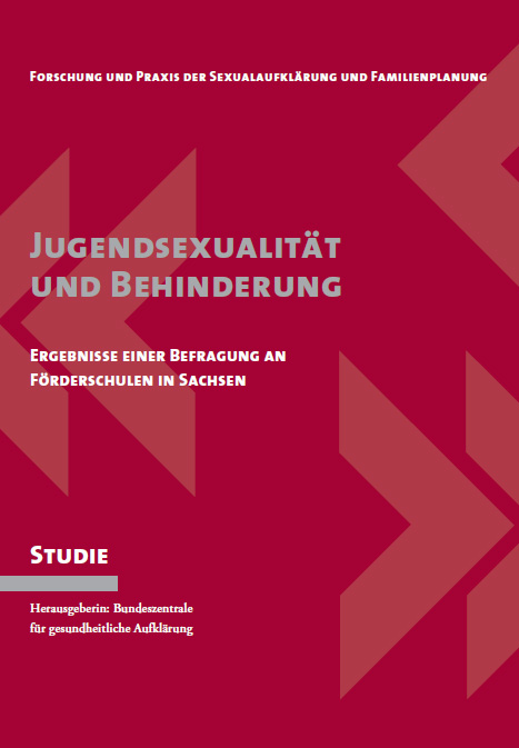 Broschüren Cover Jugendsexualität und Behinderung