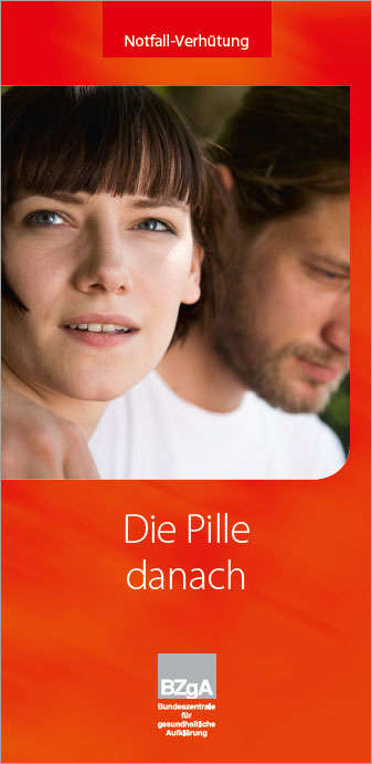 Coverbild der Broschüre "Die Pille danach"