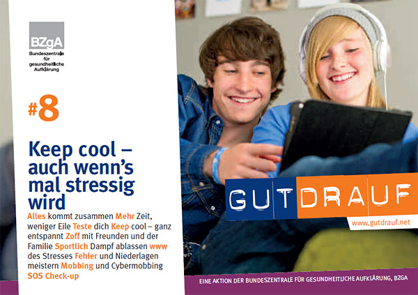 Broschürencover GUT DRAUF-Tipp: Keep Cool - auch wenn's mal stressig wird