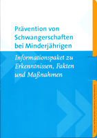 Broschürencover: Prävention von Schwangerschaften bei Minderjährigen