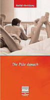 Broschürencover: Die Pille danach - Faltblatt