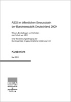 Broschürencover: AIDS im öffentlichen Bewusstsein der Bundesrepublik Deutschland